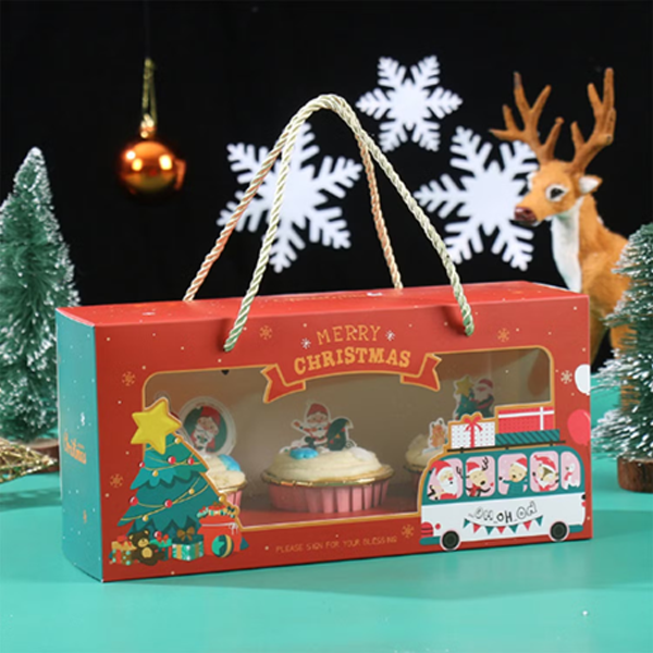 Christmas Cupcake Boxes